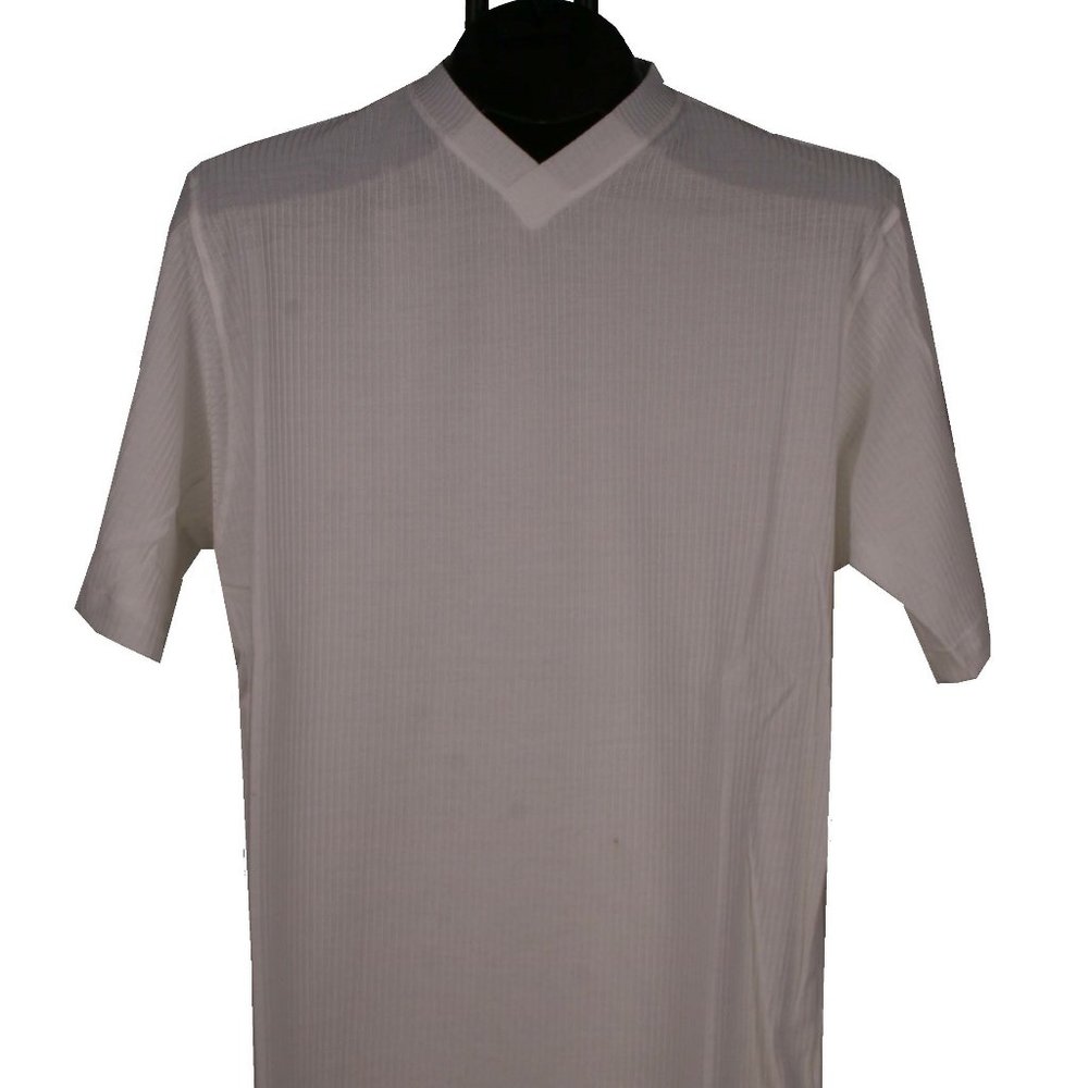 T Shirt V neck Short Sleeve Slim Fit Made In Italy